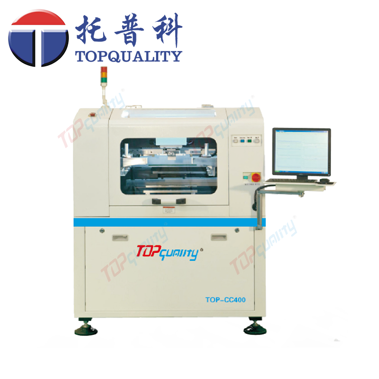 topquality CC-400高精度、高剛性一體化框架式機(jī)身結(jié)構(gòu)全自動(dòng)錫膏印刷機(jī)